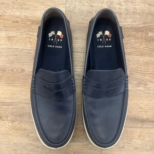 Cole Haan Men's Navy Slip-On Loafers